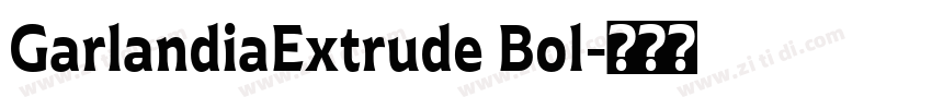GarlandiaExtrude Bol字体转换